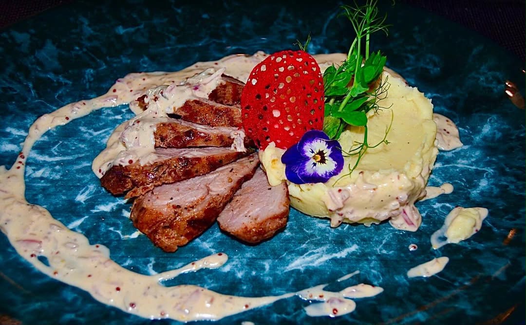Seared duck breast