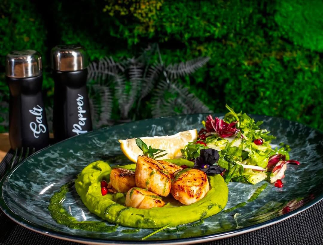 Hand-dived scallops